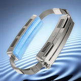 Portable 5000mAh Electric Fan with Adjustable Waist Belt - Ideal for Outdoor Hiking and Tent Use