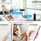 Tuya WiFi TM616EGWT Pull Bead Curtain Motor Electric Mobilephone APP Voice Control Compatible with Alexa Google Home