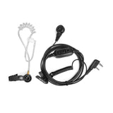 EEK009 walkie talkie with K-head coiled cable and air duct earphones