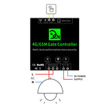 GSM Gate On/Off Relay Switch Remote Control Access Wireless Door Opener By Free Call SMS Command