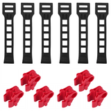 6Pcs/Set Car Bicycle SUV Vehicle Trunk Mount Bike Rack Hitch Stand Storage Carrier Spare Hooks with Racks,Model B