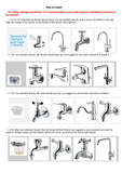 Mini High-Efficient Kitchen Sink Mounted Faucet Filter Household Fluoride Removal Purifier Tap Water For Hotels