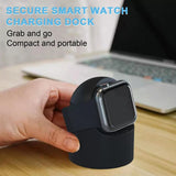 Smart High-quality Flexible Silicone Smartwatch Charging Stand Holder for Iwatch Twistable Watch Rack