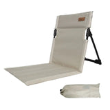 Beach Chair Ergonomic Design Oxidation Resistance Soft Cushion Stable Structure Camping For Barbecue