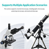 IMX377 CMOS USB Electronic Eyepiece FHD 4K USB2.0 color 8MP Digital Camera Free Driver for Microscope