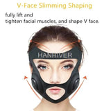 Electric V-shaped Thin Face Slimming Cheek Massager Facial Lifting V-Line Lift Up Bandage EMS Therapy Device Beauty hine