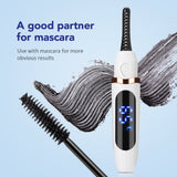 3 Gears Temperature Digital Display Eyelash Curler Long Lasting Electric Heated Comb Makeup Tool