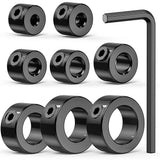 Bit Set, 9PCS Adjustable Depth Stop Collar Limit Ring with Carbon Steel Set for Drill Bits