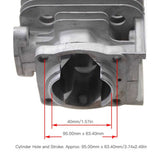 5TG 11603 00 00 449 CC Cylinder Piston Gasket Top End Kit 95mm for Motorcycle