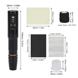 Tattoo Machine Pen Kit Prevent Infection Cordless Tattoo Battery Pen Coreless Motor Liner Shader for Tattoo Cartridges Needles