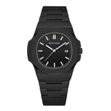 PINTIME Man Watch Waterproof Stainless Steel Quartz Wristwatch Nautilus Scrub Male Business Clock Calendar Relogios Masculino