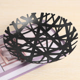 2498 Tower Fruit Bowl - Counter Basket Holder,Black