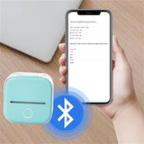 Portable Inkless Bluetooth Pocket Printer for Photos, Notes and Durable DIY Scrapbook.