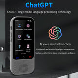 S80 Pro Portable Language Translator Device with 138 Languages Voice Translating 16 Offe Translation ChatGPT Function