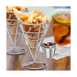 Basket Single Head Rack 7 Pieces of French Fries Cups Fried Chicken Cooked Food Display Stand