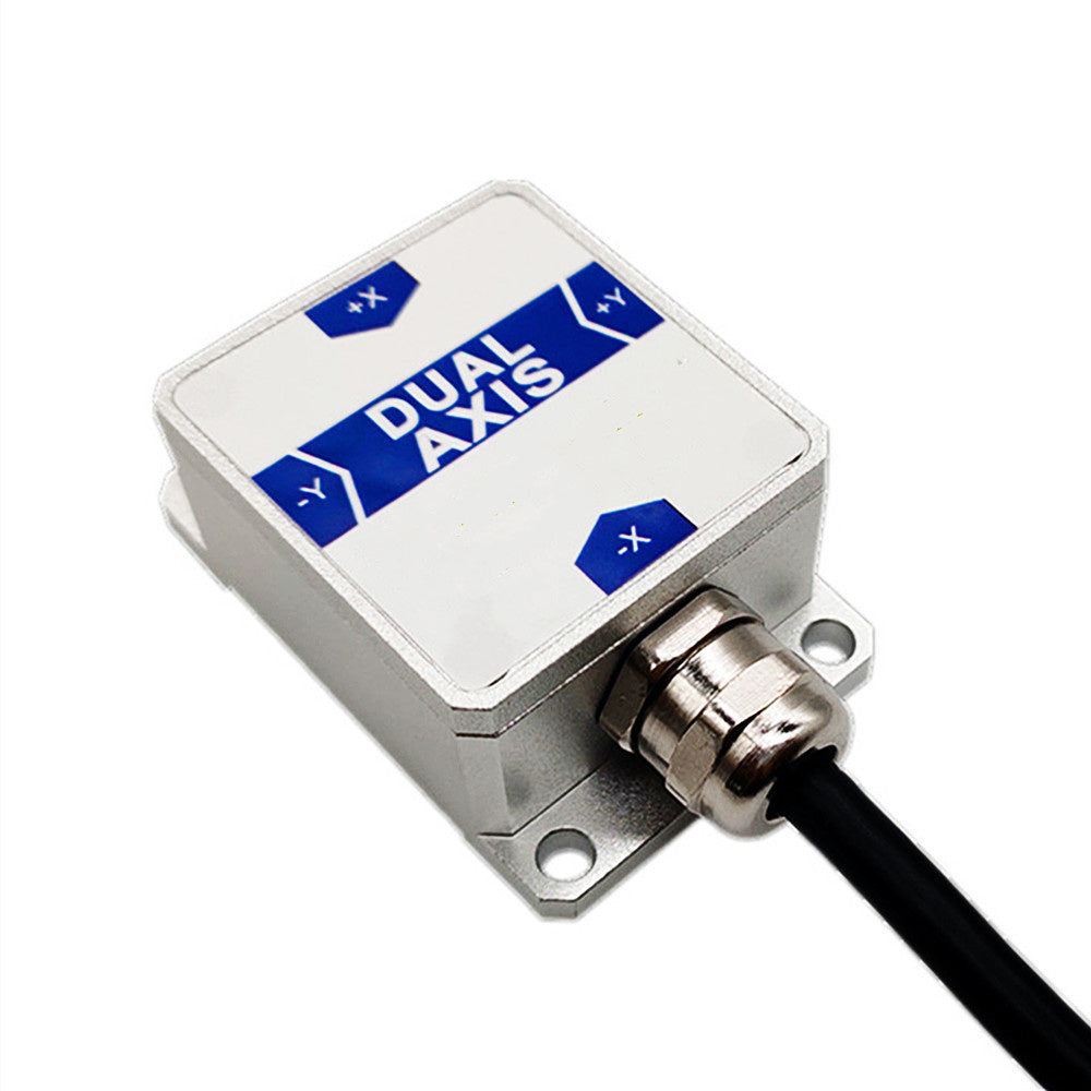 BWK227S Dual Axis Tilt Sensor Incometer Modbus Output Serial RS232 RS4 ...