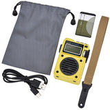 Portable FM/SW/MW Radio Full Band Receiver Bluetooth Speaker Support TF Card  Search Save Station Music Player
