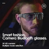 New 4K HD Bluetooth Hands-free Recording Perfect Mini Glasses Camera for Outdoor Sports Bicycle