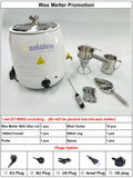 Dontalen Stainless Steel Art and Craft with Soy Candle Making Kit DIY Scented Candles Kettle Wax Melting Pot WarmerHo