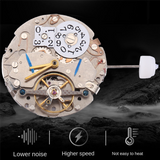 LB10 Automatic Mechanical L10 Watch Heart 5 PIN Movement 12 O'Clock Calendar 3/9 Seconds