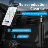 Wireless Bluetooth 5.0  Receiver Mini 3.5mm Jack AUX Handsfree Car Kit Music Audio  Adapter for Car Headphone Speaker Phone
