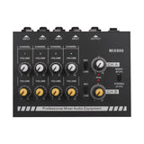 Mix800 Sound Mixer Ultra-Compact 8 Channel Karaoke System Digital Audio Mixer Mono Stereo Audio Sound Line Mixer 1/4" Trs