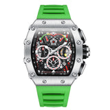 Sports Men's Watch ONOLA Luxury Fashion Fully Automatic Mechanical Watches men Unique Design Waterproof Tape Watch Wristwatch