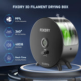 FIXDRY NT1 3D Printer Dryer Box 1Kg Filament Storage Dehydrator 360°Hot-air Heating Temperature 45℃-70℃ Timing Function