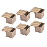 6X Square Lid Mold Bread Pullman Loaf Pan With Cover Non-Stick Mini Water Cube Toast Box