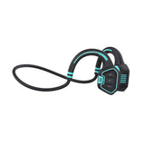 Bone Conduction IP68 Waterproof Bluetooth 5.1 Open Ear Wireless Sports Headphones for Running Swimming Blue