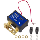 DC12V 240A Battery Disconnect with 2 Remote Control Voltage Display Automatic Power Shut Off Switch for SUV