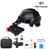 G1 Helmet Night Vision Goggles NV Binocular 1920x1080P 940nm IR Head Mount Eyepiece infrared Airsoft Night Vision Goggles Device