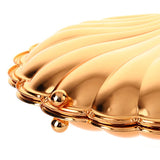 Gold Shell Plate - Multifunctional Fruit & Snack Serving Tray for Candy, Nuts. Dining Table Decor.