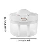 Air Cool Mist USB Unique Ornament with Night Light Personal Desktop Humidifier for Home Yoga