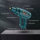 hine Kit, Faiuot Handheld IGBT Digital Inverter Technology ARC Welder MMA Welding Gun 110V Hot Start Portable