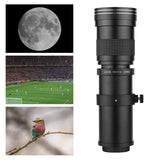 420-800mm T Camera MF Super Telephoto Zoom F/8.3-16 with Filters Kitt +Teleconverter Lens for Sony AF Mount A900/A850