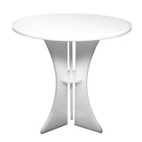 1/6 Acrylic Round Table Miniature Doll House Furniture For Dollhouse Scene Decoration Accessories