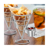 Basket Single Head Rack 6 Pieces of French Fries Cups Fried Chicken Cooked Food Display Stand