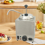 Electric 2.5 - 3L Nacho Warmer with Heated Pump - 800W Kitchen Cheese Dispenser & Butter Machine