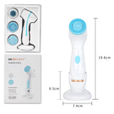 3 In 1 Electric Cleansing Brush Sonic Rotating Cleansing Brush Galvanic Facial Spa System Deeply Clean and Remove Blackheads