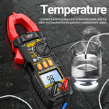 Clamp Meter 6000 Counts AC/DC Voltage 600A Current Multimeter Resistance Capacitance High Precision Tester Tool