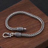 Vintage Fashion Fried Dough Twist Woven Square Bracelet