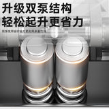 Labor-saving on-board double pump 3 tons for car SUV horizontal hydraulic jack