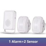 Home Security Wireless Motion Sensor 36 Chime Welcome Alarm Entry Doorbell with Infrared Detector Induction Night Light