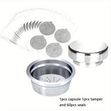 1pc Lavazza Capsule Cup Press Powder Hammer Aluminum Film Set Compatible With Lavazza
