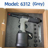 Lightweight Pneumatic Riveter Fully Automatic Rivet Nut Gun M3 to M12 Air Hydraulic Industrial Riveting Tool Upgraded RL-6312