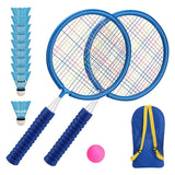 Set Kids Children's Badminton Toys For Indoor Outdoor Backyards Lawn Beach Sports Game