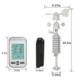 Household wireless indoor outdoor direction, wind speed, meteorological station with temperature and humidity