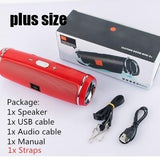 Outdoor Portable Wireless Bluetooth 5.0 Speaker Outdoor Waterproof Column Stereo HiFi Speakers Support TF Card FM Radio Mp3 Player for SmartPhone