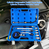 11pcs Compression Engine Cylinder Pressure Detection Tester - Automobile Cylinder Pressure Gauge